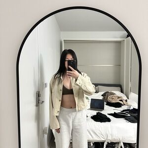 Effortless Cream Jean Jacket